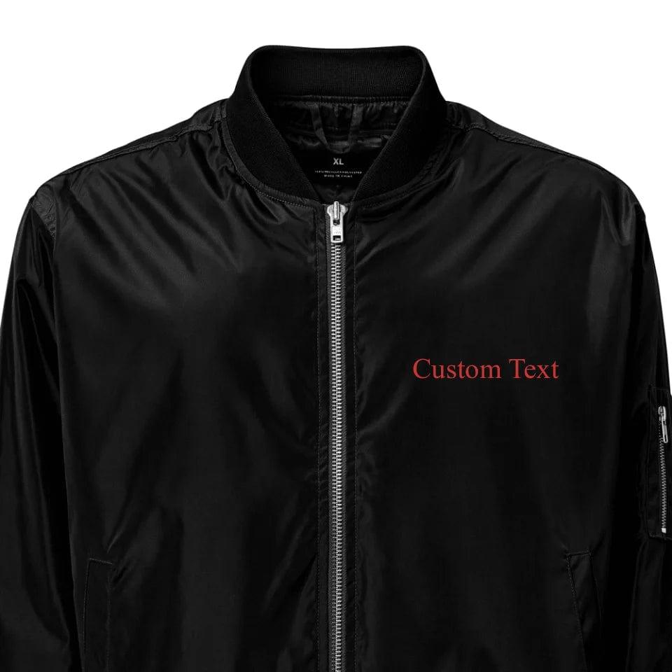 Custom Embroidered Text Jacket - ART-JKT254 - ARTFULANE