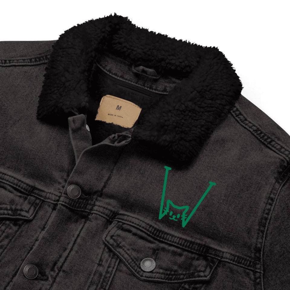 Custom Embroidered Cat Initial Jacket - ART-JKT261 - ARTFULANE