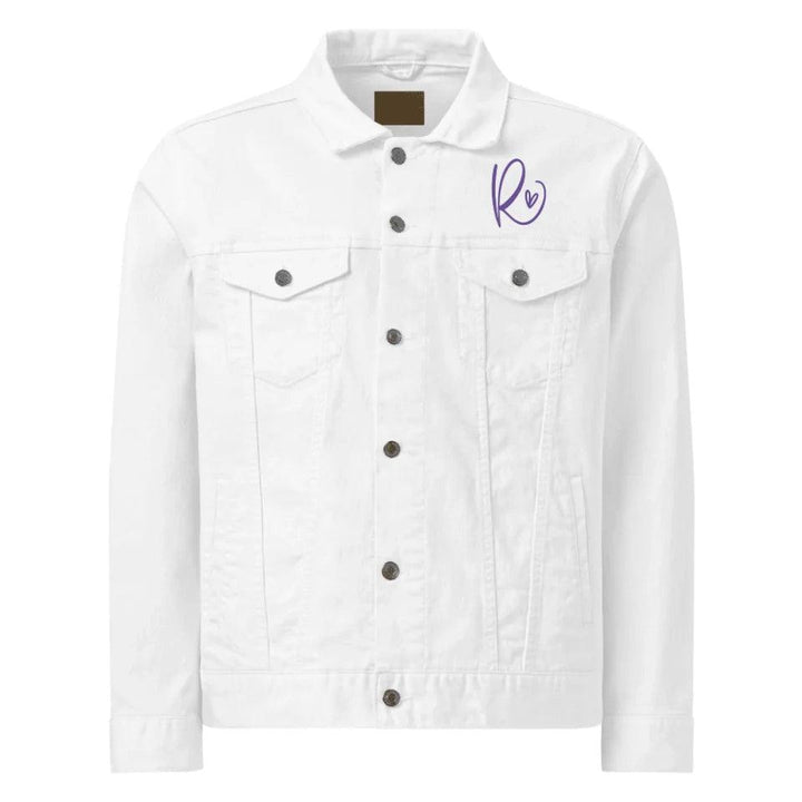 Custom Embroidered Curly Initial Jacket - ART-JKT267 - ARTFULANE