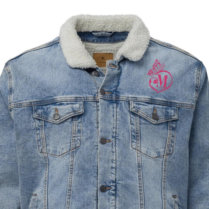 Custom Embroidered Butterfly Love Initial Jacket - ART-JKT264 - ARTFULANE