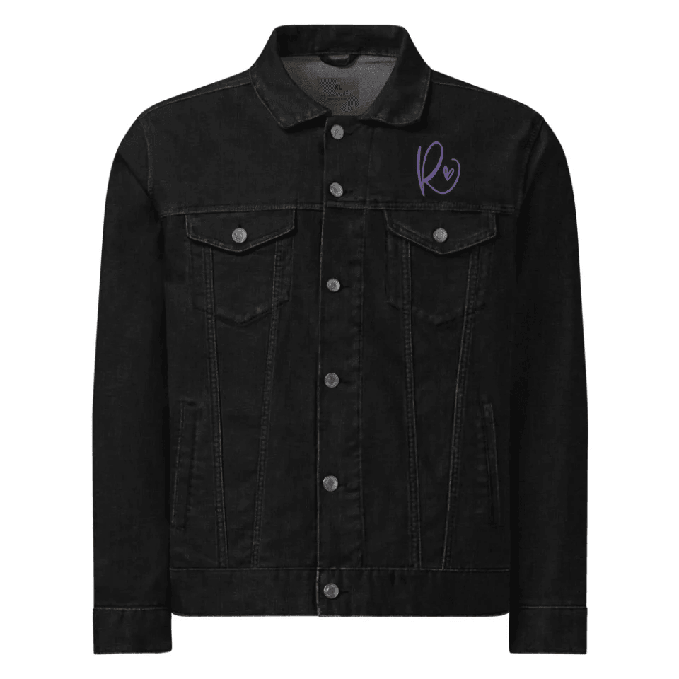 Custom Embroidered Curly Initial Jacket - ART-JKT267 - ARTFULANE