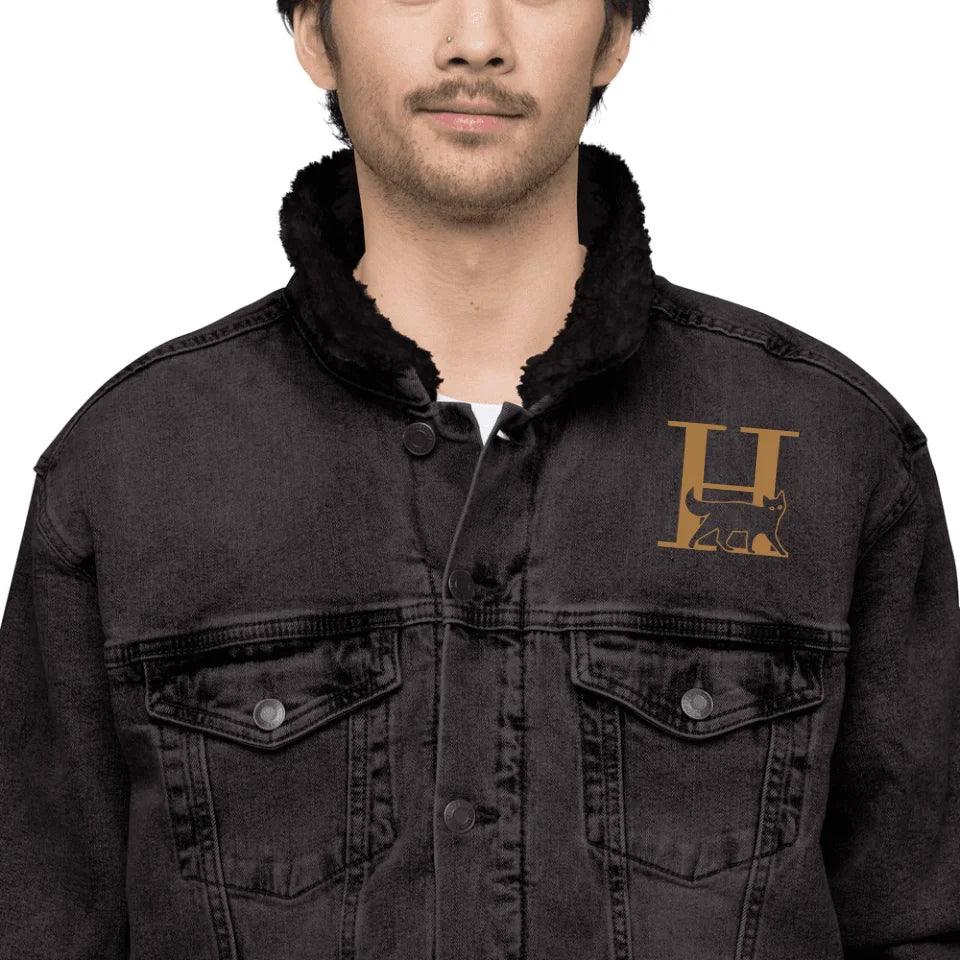 Custom Embroidered Cat Initial Jacket - ART-JKT262 - ARTFULANE