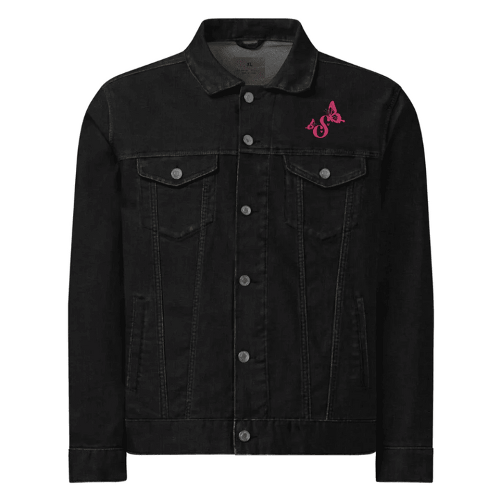 Custom Embroidered Delightful Butterflies Initial Jacket - ART-JKT270 - ARTFULANE