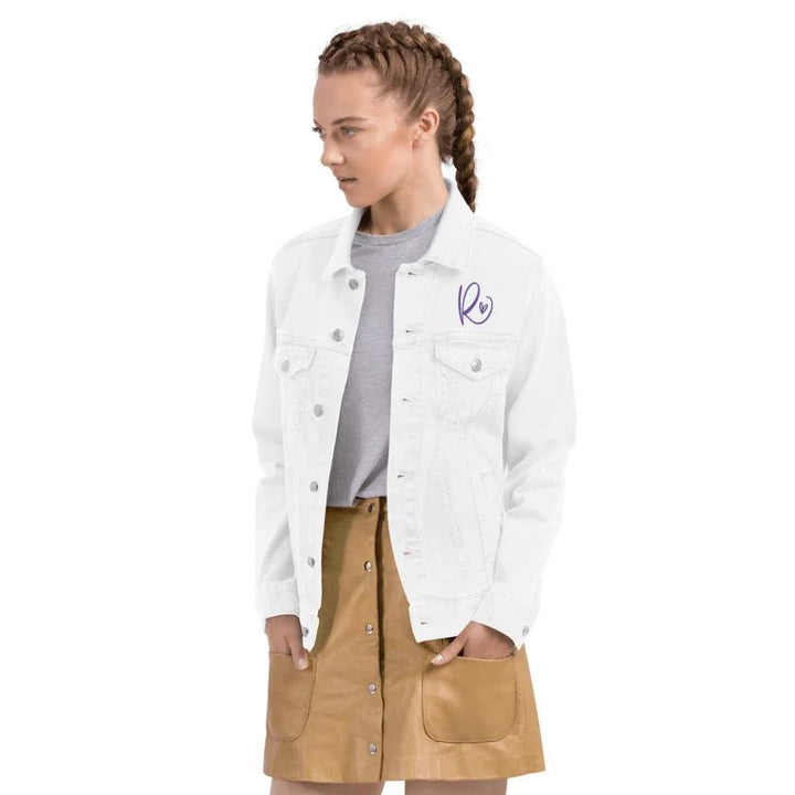 Custom Embroidered Curly Initial Jacket - ART-JKT267 - ARTFULANE