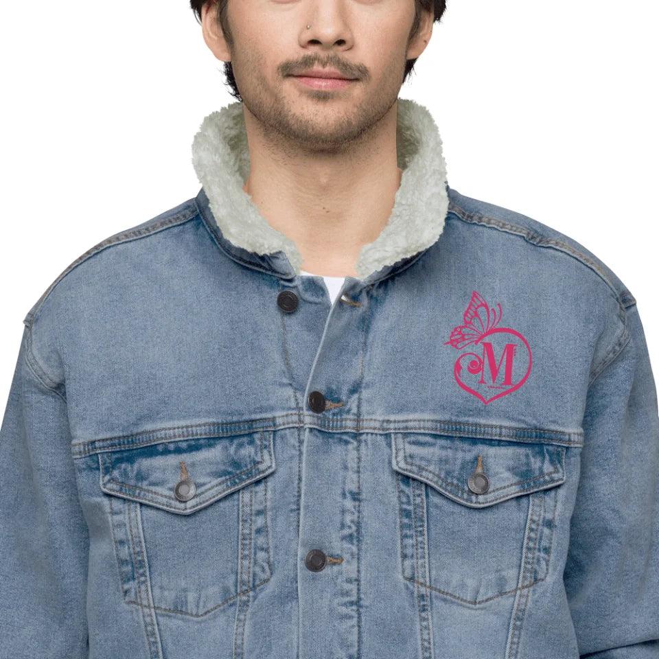 Custom Embroidered Butterfly Love Initial Jacket - ART-JKT264 - ARTFULANE