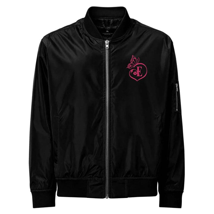 Custom Embroidered Butterfly Love Initial Jacket - ART-JKT264 - ARTFULANE