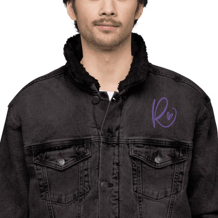 Custom Embroidered Curly Initial Jacket - ART-JKT267 - ARTFULANE