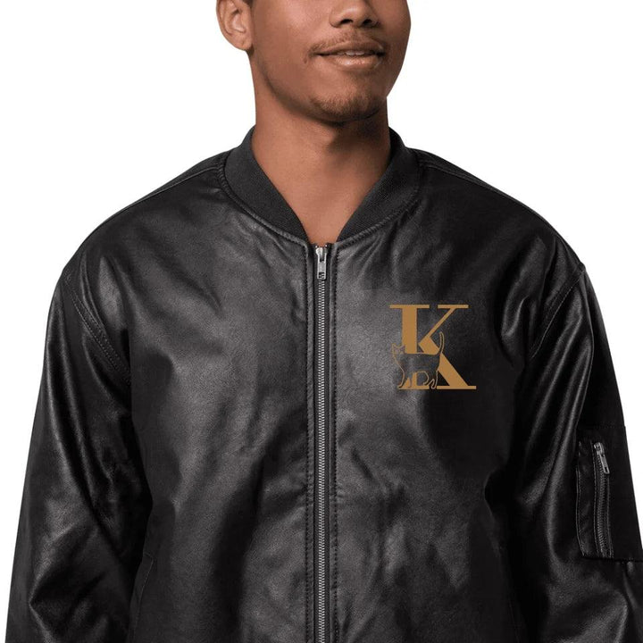 Custom Embroidered Cat Initial Jacket - ART-JKT262 - ARTFULANE