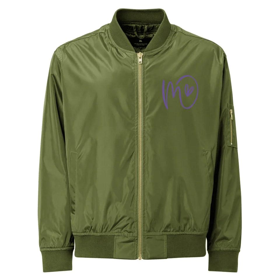 Custom Embroidered Curly Initial Jacket - ART-JKT267 - ARTFULANE