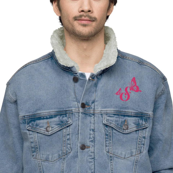 Custom Embroidered Delightful Butterflies Initial Jacket - ART-JKT270 - ARTFULANE