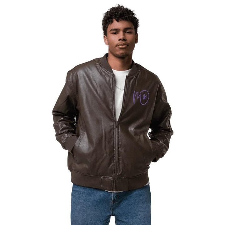 Custom Embroidered Curly Initial Jacket - ART-JKT267 - ARTFULANE