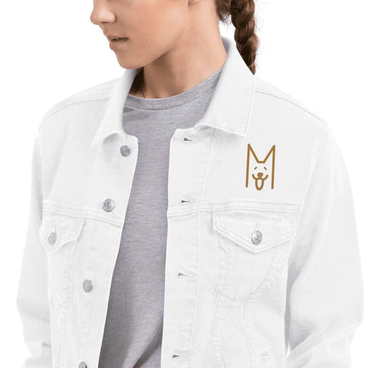 Custom Embroidered Dog Head Initial Jacket - ART-JKT276 - ARTFULANE