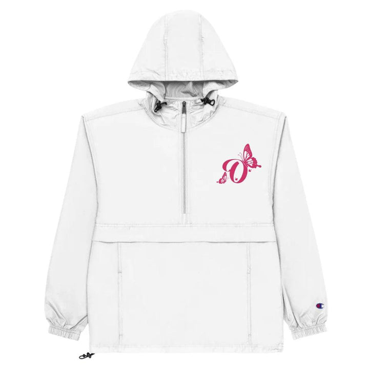 Custom Embroidered Delightful Butterflies Initial Jacket - ART-JKT270 - ARTFULANE