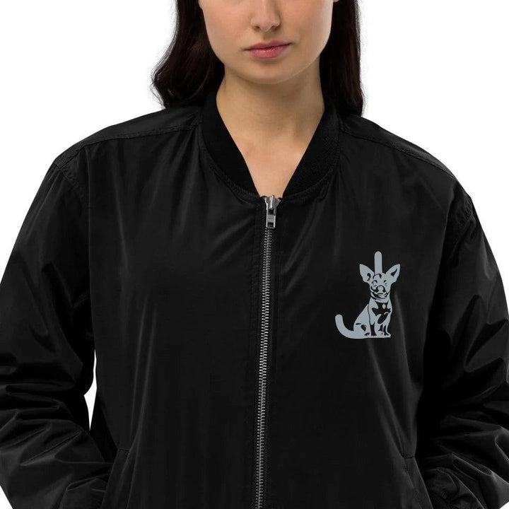 Custom Embroidered Dog Initial Jacket - ART-JKT274 - ARTFULANE