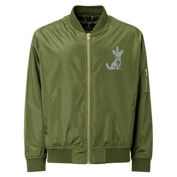 Custom Embroidered Dog Initial Jacket - ART-JKT274 - ARTFULANE