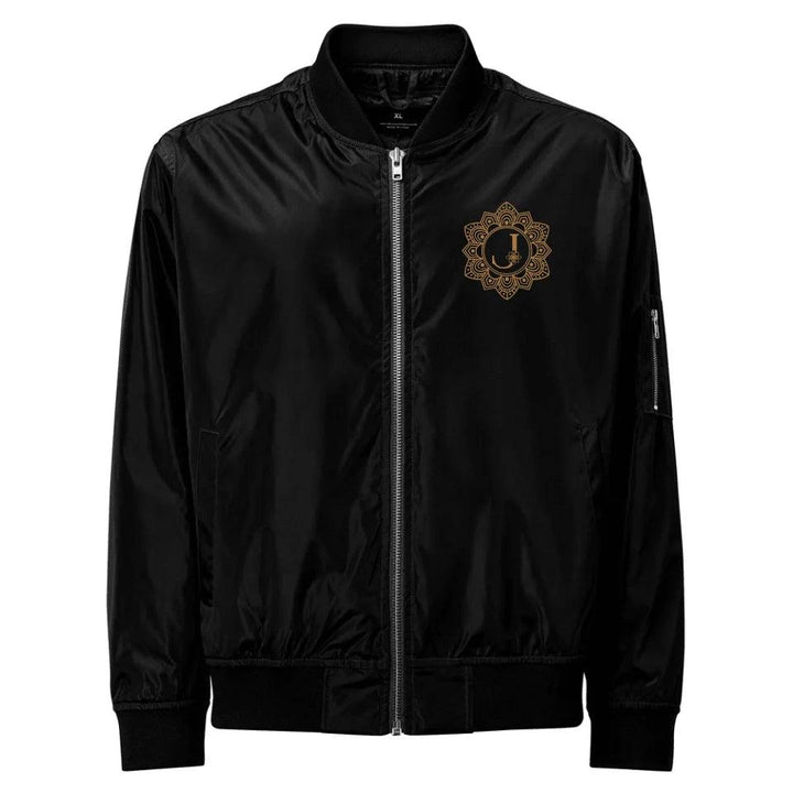 Custom Embroidered Elegant Mandala Initial Jacket - ART-JKT275 - ARTFULANE