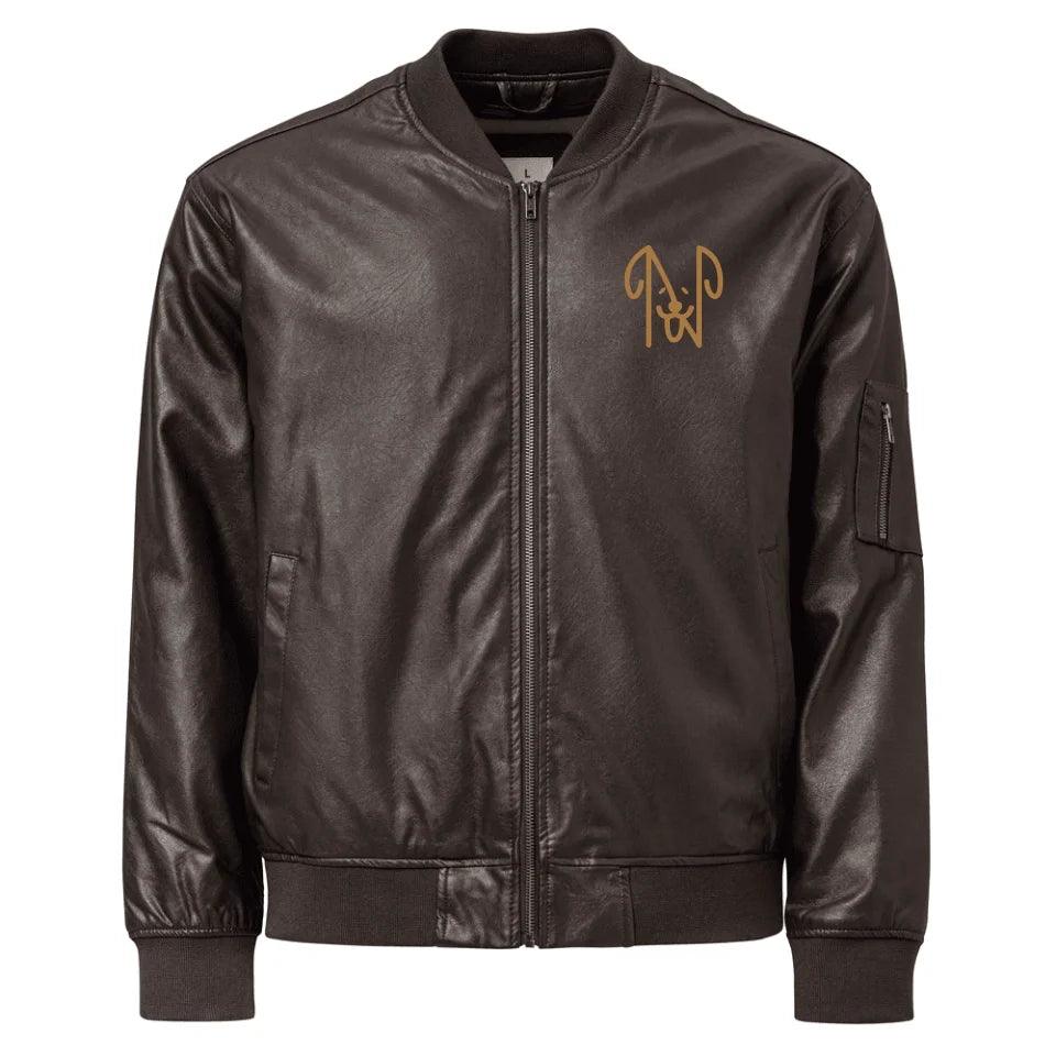 Custom Embroidered Dog Head Initial Jacket - ART-JKT276 - ARTFULANE