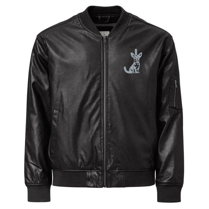 Custom Embroidered Dog Initial Jacket - ART-JKT274 - ARTFULANE