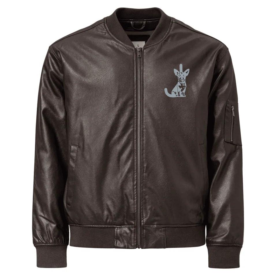 Custom Embroidered Dog Initial Jacket - ART-JKT274 - ARTFULANE