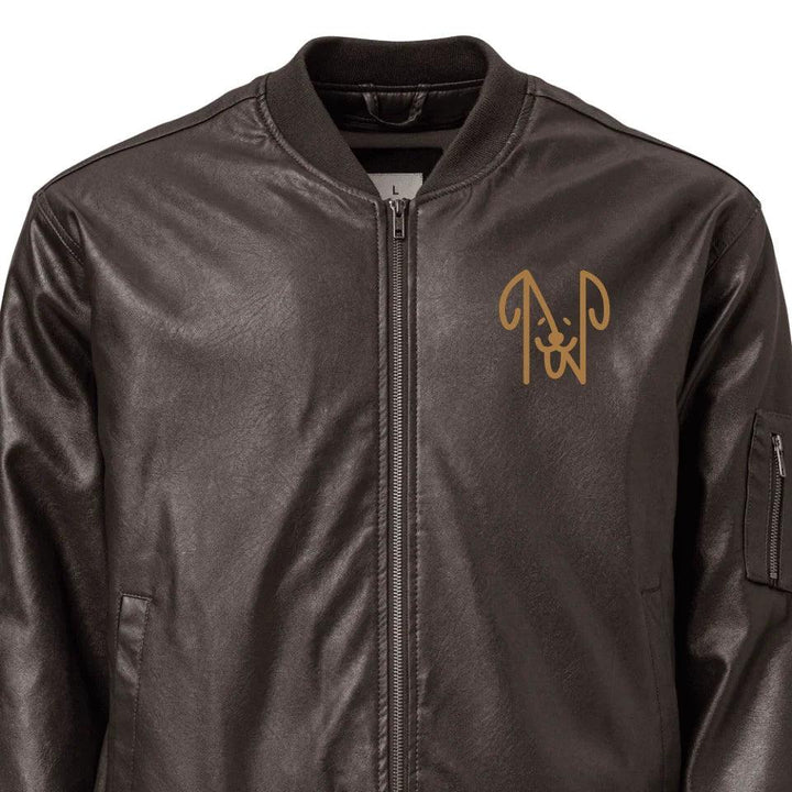 Custom Embroidered Dog Head Initial Jacket - ART-JKT276 - ARTFULANE