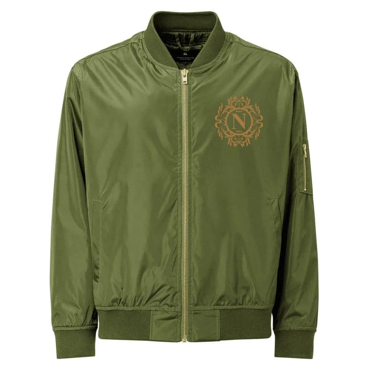 Custom Embroidered Flourish Monogram Initial Jacket - ART-JKT277 - ARTFULANE