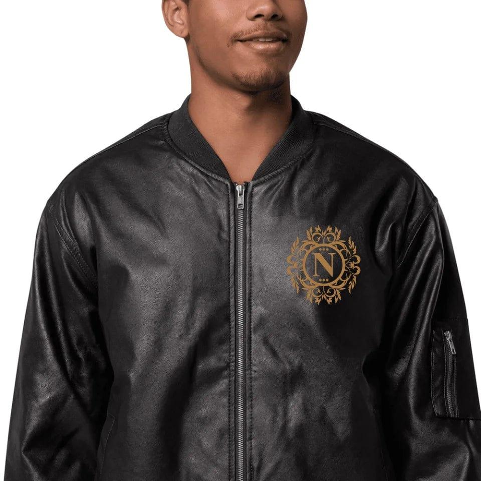 Custom Embroidered Flourish Monogram Initial Jacket - ART-JKT277 - ARTFULANE