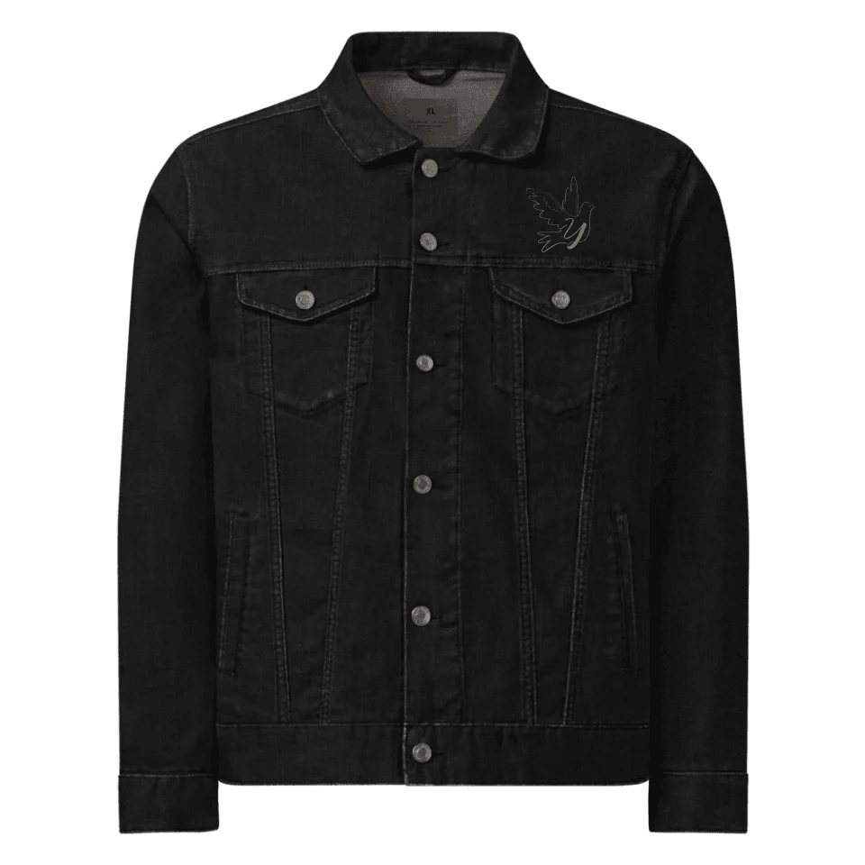 Custom Embroidered Dove Initial Jacket - ART-JKT284 - ARTFULANE