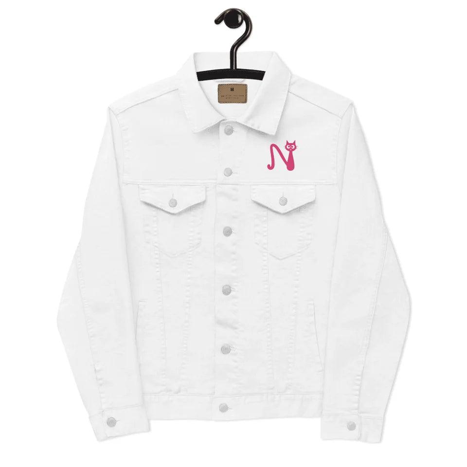 Custom Embroidered Cat Initial Jacket - ART-JKT285 - ARTFULANE