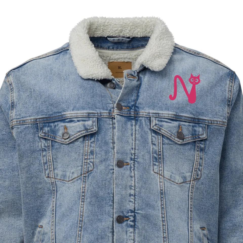 Custom Embroidered Cat Initial Jacket - ART-JKT285 - ARTFULANE