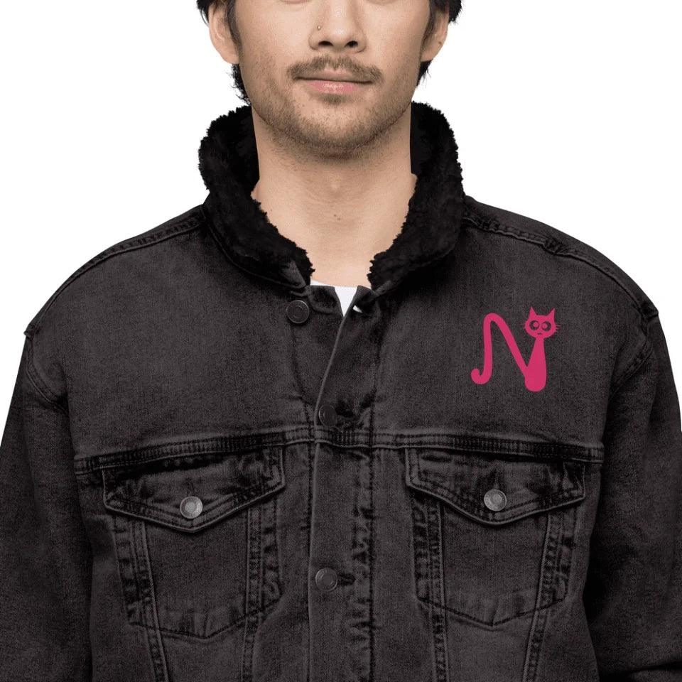 Custom Embroidered Cat Initial Jacket - ART-JKT285 - ARTFULANE