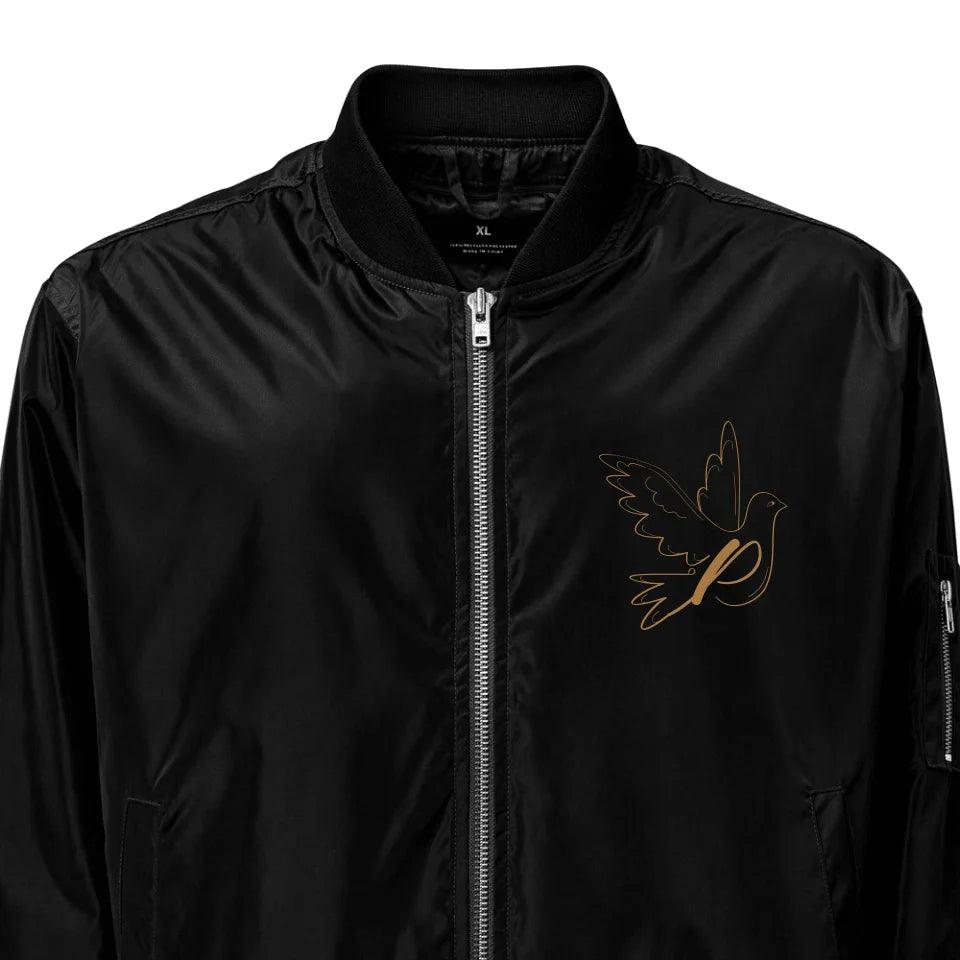 Custom Embroidered Dove Initial Jacket - ART-JKT284 - ARTFULANE