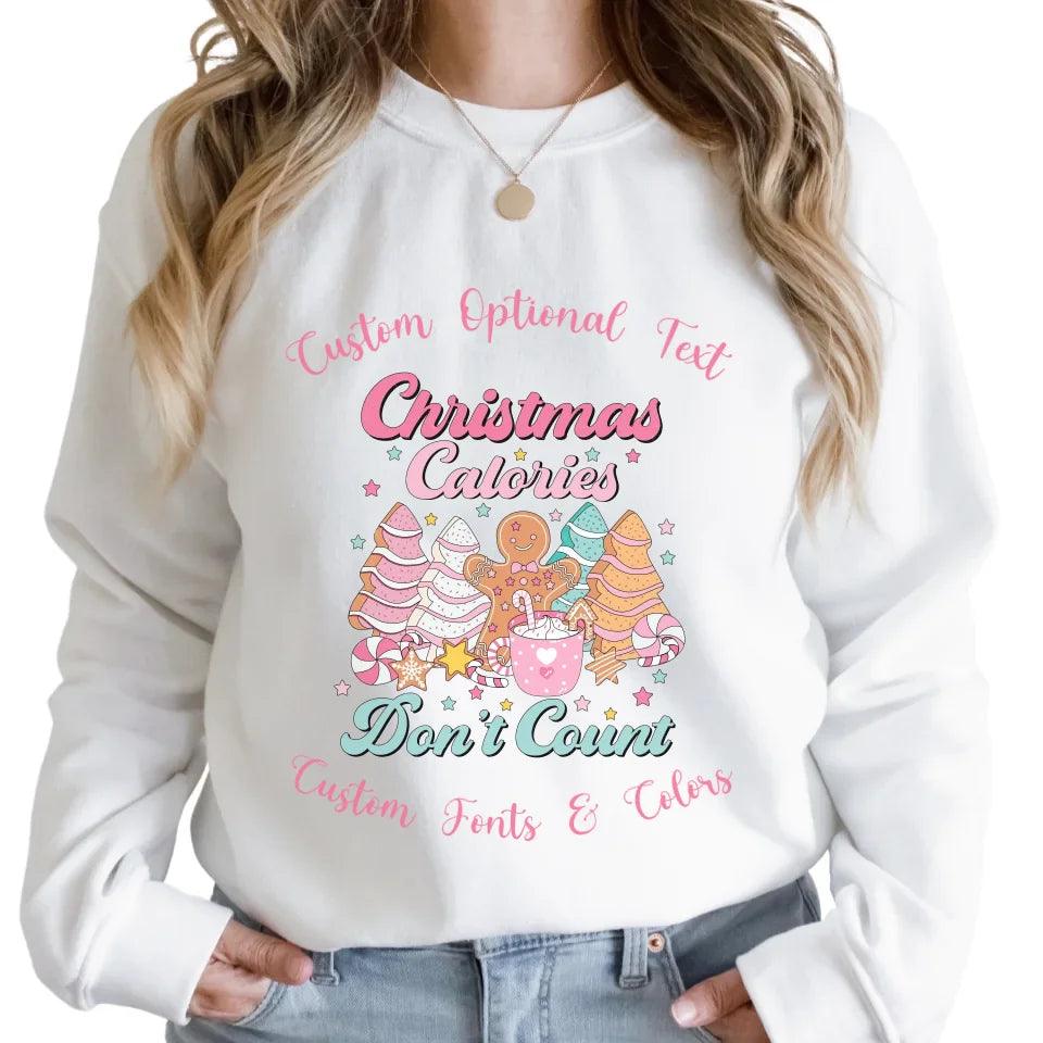 Custom Retro Pink Christmas Sweatshirt & Hoodie - ART-SWH221 - ARTFULANE