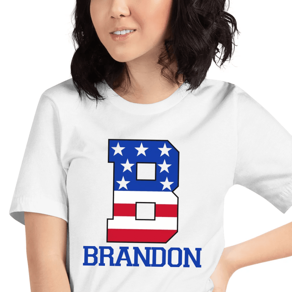 Custom USA Varsity Letter T-Shirt - ART-TSH002 - ARTFULANE