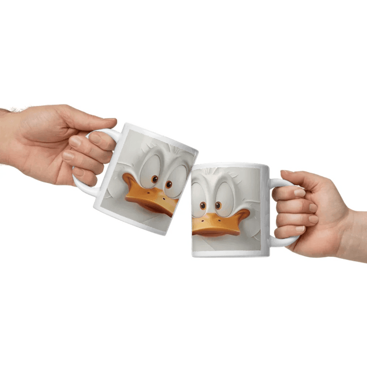 Custom Sarcastic Duck Face 3D Mug - ARTFULANE