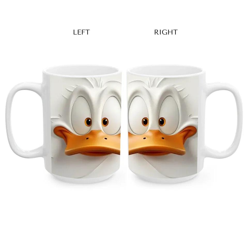 Custom Sarcastic Duck Face 3D Mug - ARTFULANE