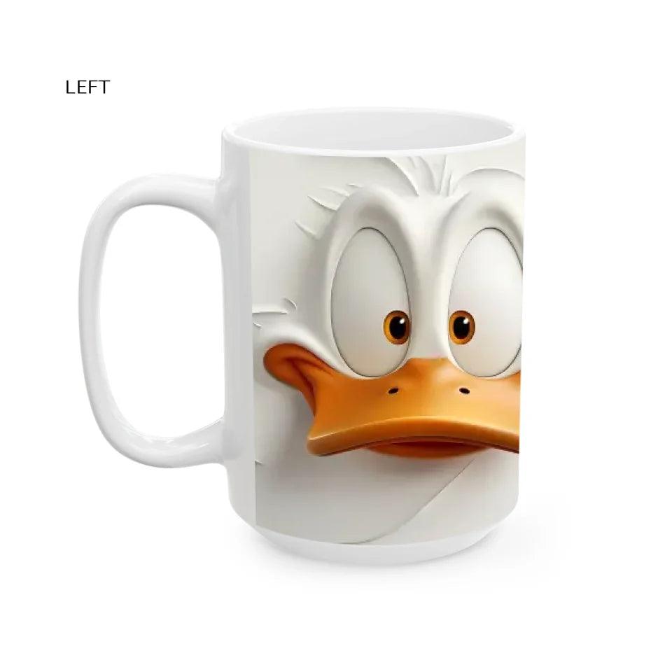 Custom Sarcastic Duck Face 3D Mug - ARTFULANE