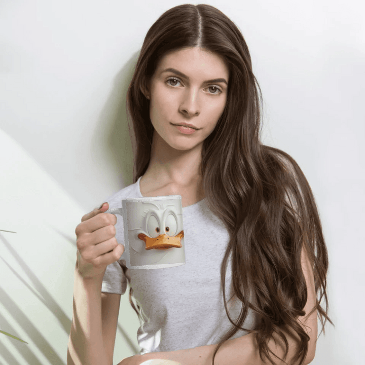 Custom Sarcastic Duck Face 3D Mug - ARTFULANE