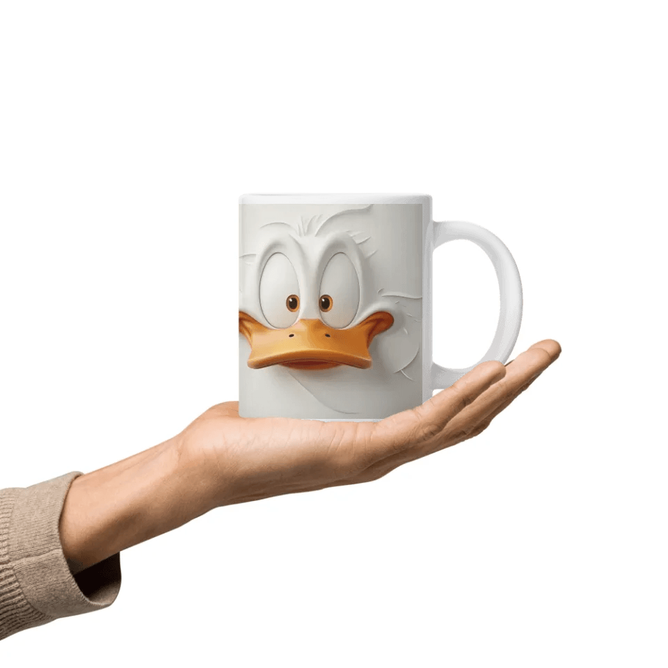 Custom Sarcastic Duck Face 3D Mug - ARTFULANE