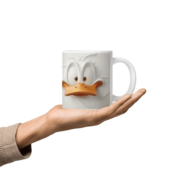 Custom Sarcastic Duck Face 3D Mug - ARTFULANE