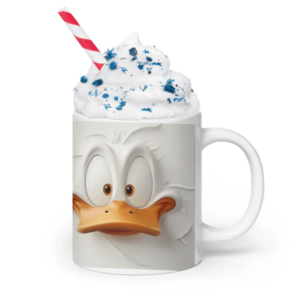 Custom Sarcastic Duck Face 3D Mug - ARTFULANE