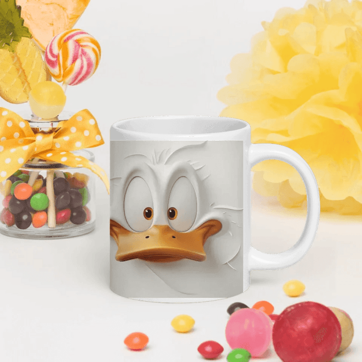 Custom Sarcastic Duck Face 3D Mug - ARTFULANE