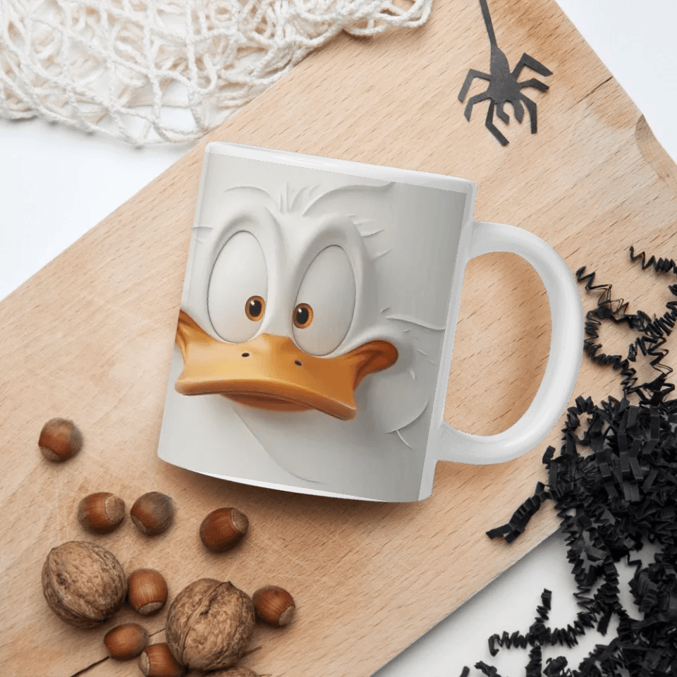 Custom Sarcastic Duck Face 3D Mug - ARTFULANE