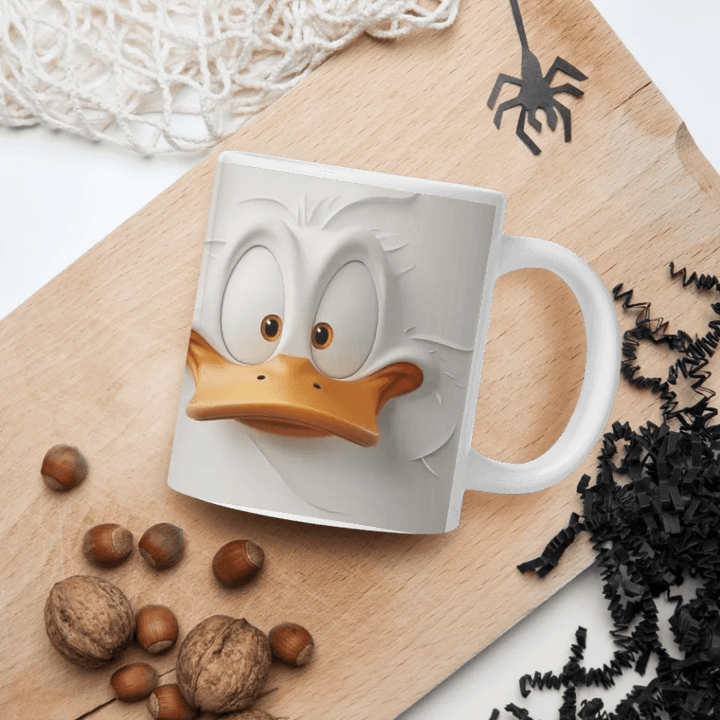 Custom Sarcastic Duck Face 3D Mug - ARTFULANE