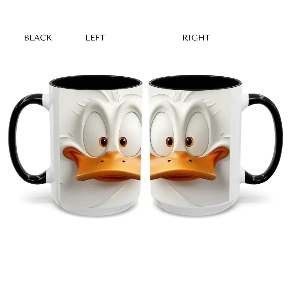 Custom Sarcastic Duck Face 3D Mug - ARTFULANE