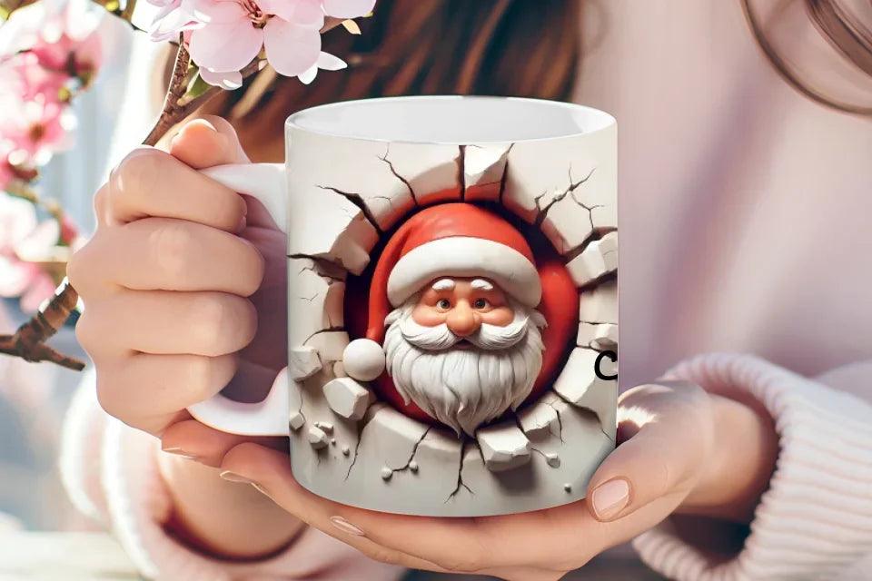 Custom 3D Christmas Character Mug - ARTFULANE