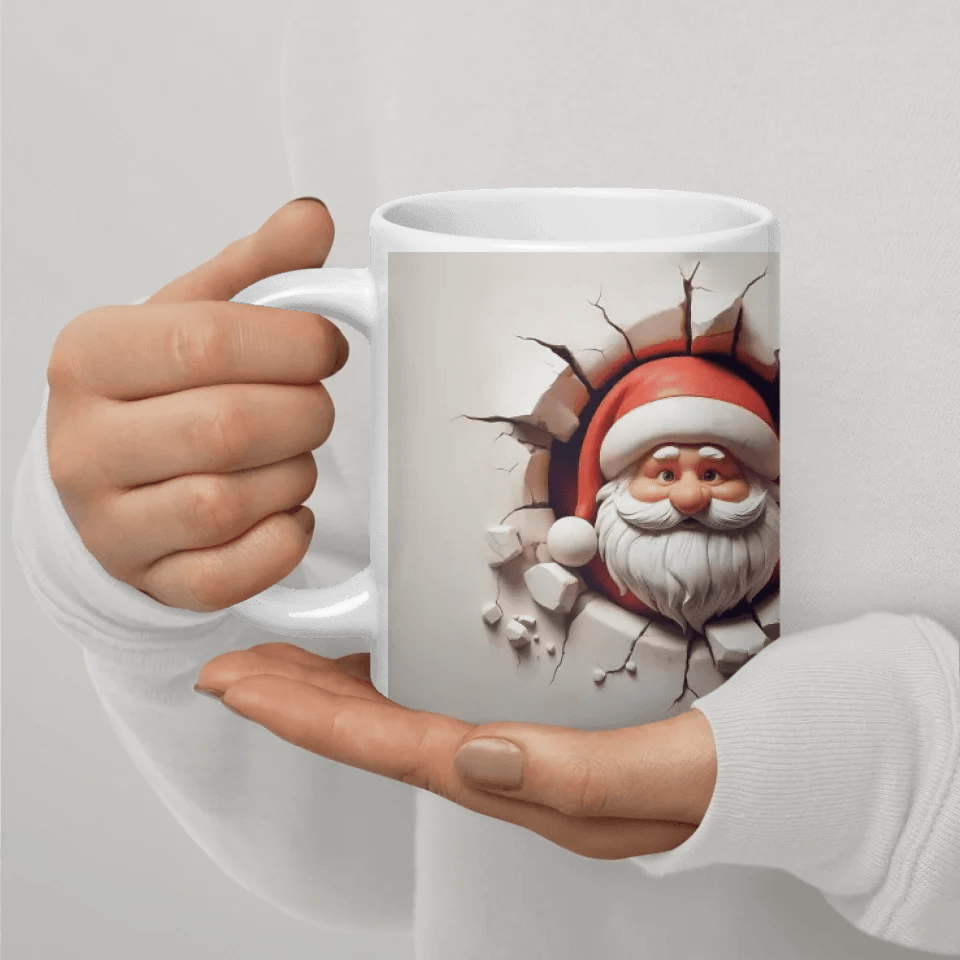 Custom 3D Christmas Character Mug - ARTFULANE