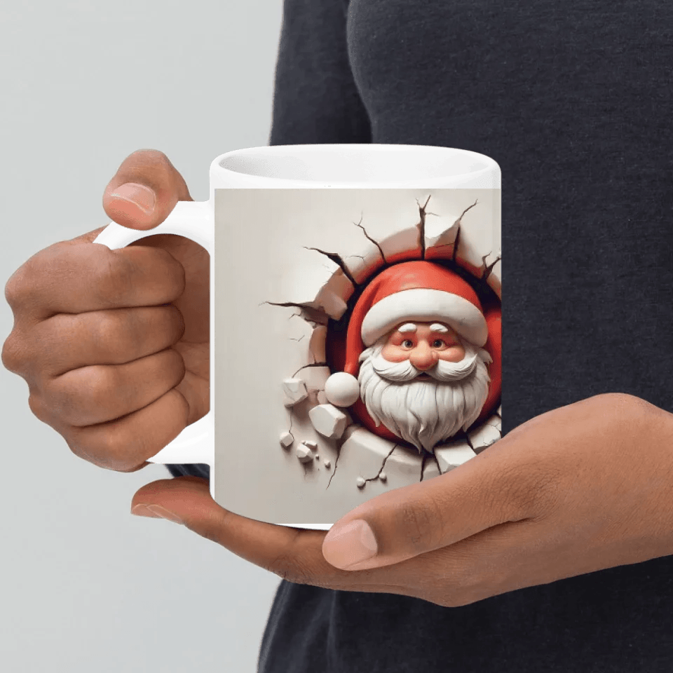 Custom 3D Christmas Character Mug - ARTFULANE