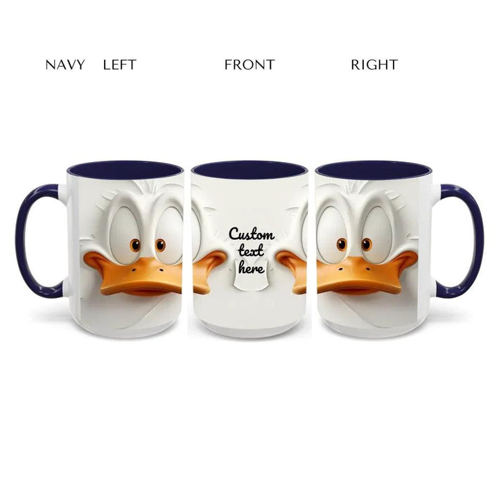 Custom Sarcastic Duck Face 3D Mug - ARTFULANE