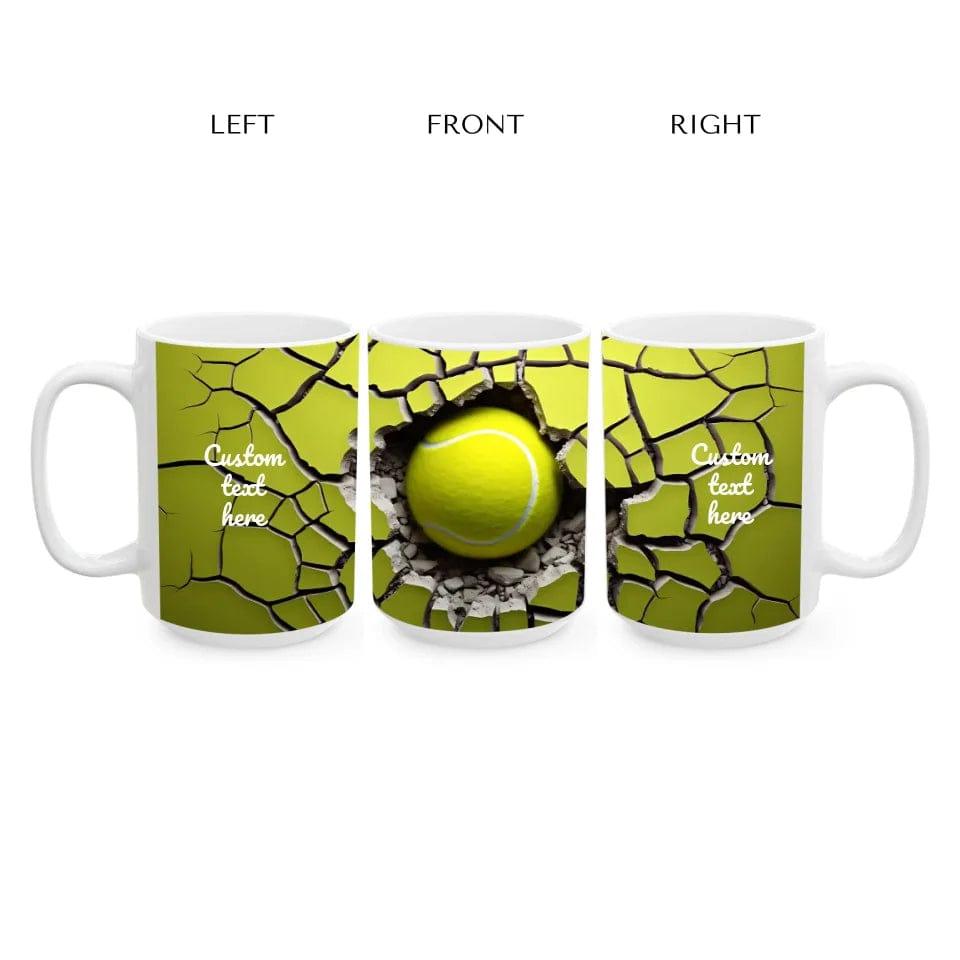 Custom 3D Tennis Ball Mug - ARTFULANE