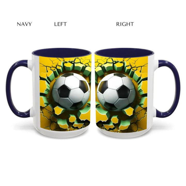 Custom 3D Soccer Ball Mug - ARTFULANE